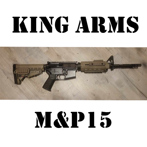 King Arms Aluminum Frame S&W M&P15 MOE Rifle AEG Ver 2