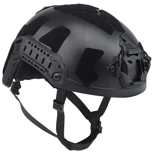 NP Fast Railed Helmet Black