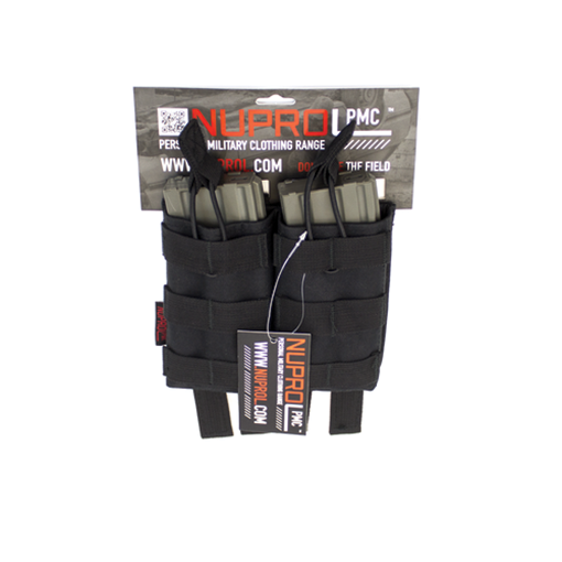 NP PMC M4 Double Open Mag Pouch - Black