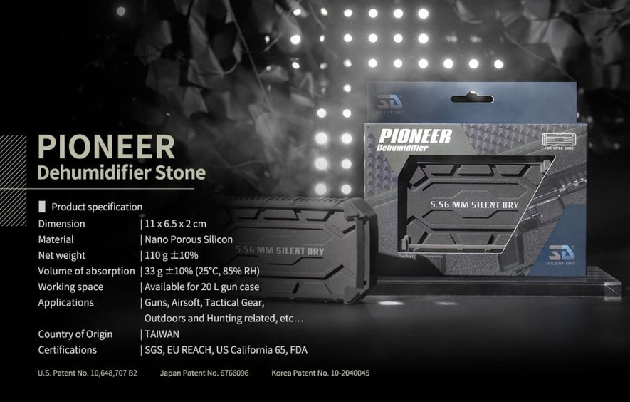 Silent Dry PIONEER 20L Dehumidifier Stone